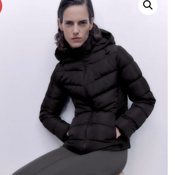 NWT Zara Hooded Quilted Jacket - Picture 3 of 10